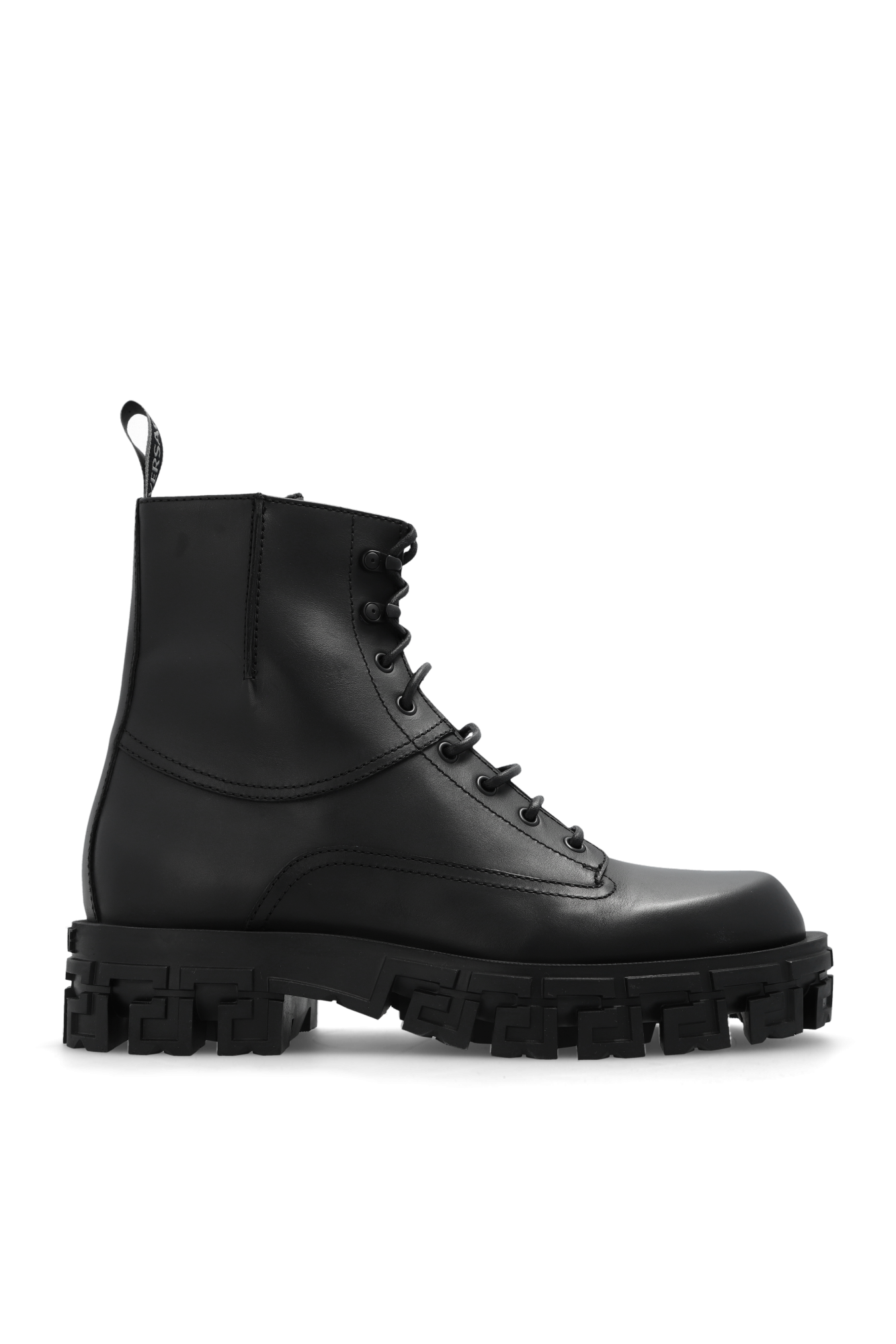 Versace on sale leather boots